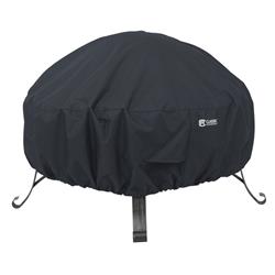 Picture of Classic Accessories 55-552-010401-00 Full Coverage Fire Pit Cover - Small&#44; Round &#44; Black
