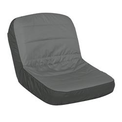 Picture of Classic Accessories 52-152-043201-RT Deluxe Riding Lawn Mower Seat Cover&#44; Large - Black & Grey