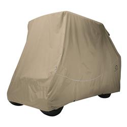 Picture of Classic Accessories 40-067-015801-RT Quick Fit Cover Golf Carts&#44; Rear Facing Back Seats - Khaki