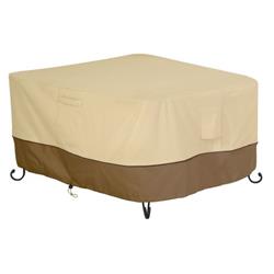 Picture of Classic Accessories 55-620-011501-00 Square Fire Table Cover, Pebble