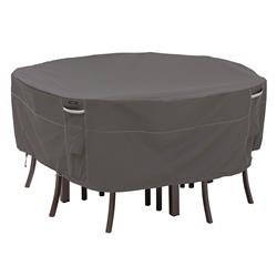Picture of Classic Accessories 55-709-035101-EC Ravenna Round Patio Table & Chairs Cover&#44; Medium & Large - Taupe