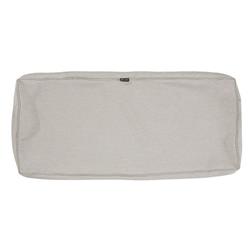 Picture of Classic Accessories 60-081-011001-RT Montlake Fadesafe Rectangle Sette Bench Cushion Cover - Heather Grey, 42 x 18 x 3 in.