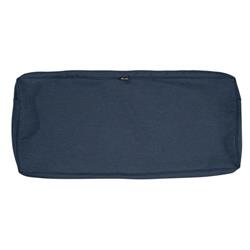 Picture of Classic Accessories 60-137-015501-RT Montlake Fadesafe Rectangle Bench Cushion Cover - Heather Indigo Blue, 42 x 18 x 3 in.
