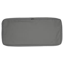 Picture of Classic Accessories 60-166-010801-RT Montlake Fadesafe Rectangle Bench Cushion Cover - Light Charcoal, 48 x 18 x 3 in.