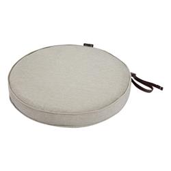 Picture of Classic Accessories 62-002-HGREY-EC Montlake Fade Safe Heather Grey Round Outdoor Seat Cushion