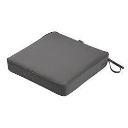 Picture of Classic Accessories 62-008-LCHARC-EC Montlake FadeSafe Square Patio Dining Seat Cushion - Charcoal Grey, 19 x 19 x 3 in.