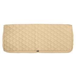 Picture of Classic Accessories 60-460-016201-RT Montlake Fade Safe Rectangle Settee & Bench Seat Quilted Lounge Cushion Cover&#44; Chamomile - 54 x 18 x 3 in.