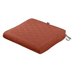 Picture of Classic Accessories 62-009-QSPICE-EC Montlake Fade Safe Square & Rectangle Seat Quilted Dining Cushion&#44; Spice - 21 x 19 x 3 in.