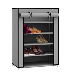 Picture of Heritage Houseware HERSC01508 Heritage Houseware 5 Tier Organizer w Non-Woven Fabric Shelves & Roll-Down Cover
