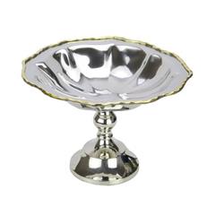 Picture of Classic Touch GBB706 6.5 x 9.25 in. Centerpiece Bowl with Brass Border