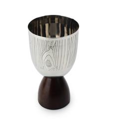 Picture of Classic Touch JWKC71 Kiddush Goblet Wood Base