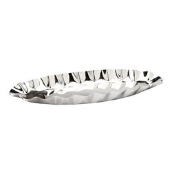 Picture of Classic Touch SBD1057 15.25 in. Round Crinkled Stainless Steel Bowl