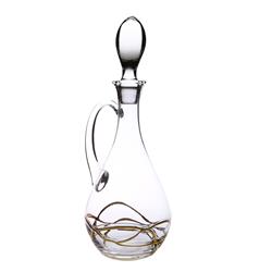 Picture of Classic Touch CSBG396 Wine Decanter 14K Gold Swirl Design with Handle & Lid - 4 x 12 in.