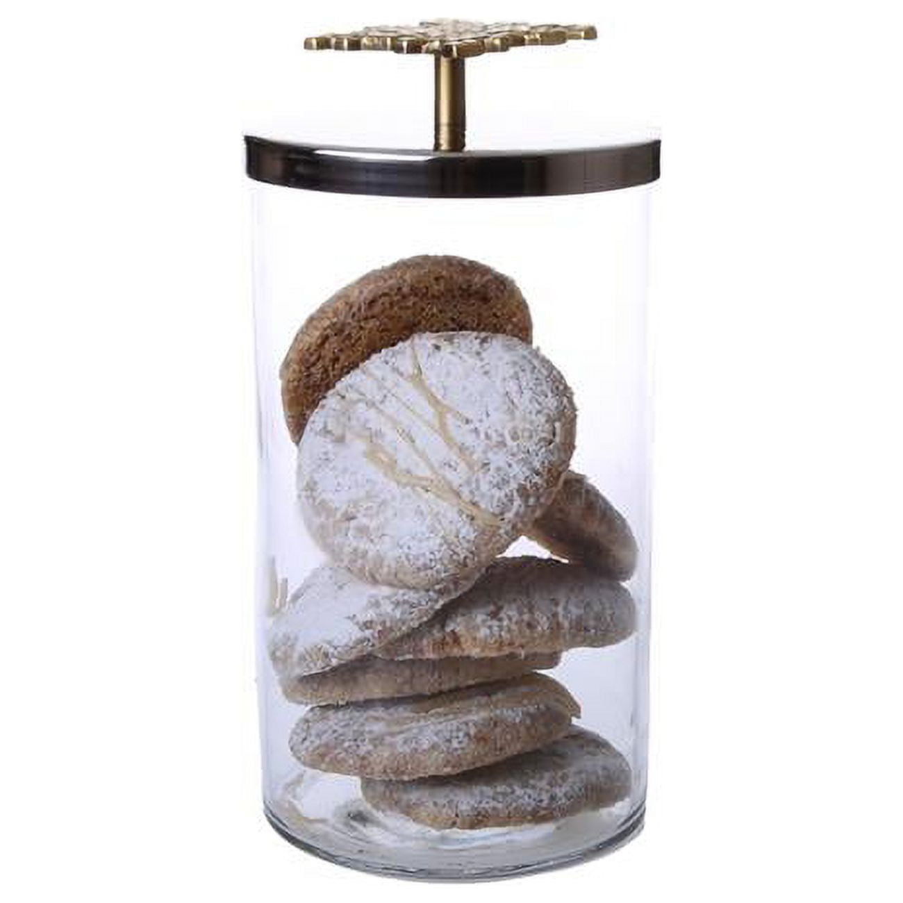 Picture of Classic Touch TMJG59 7.75 x 3.25 in. Stainless Steel Crumpled Bowl with Mosaic Base