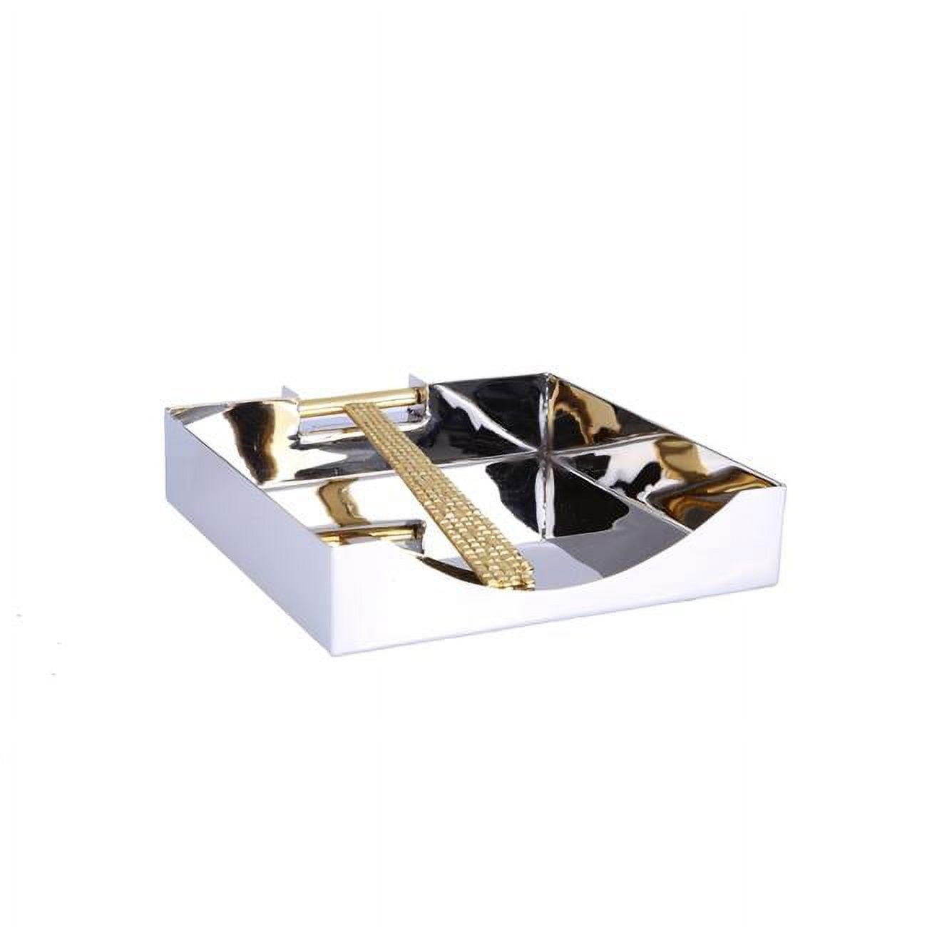 4 x 8.25 in. Glass Canister with Mosaic Design