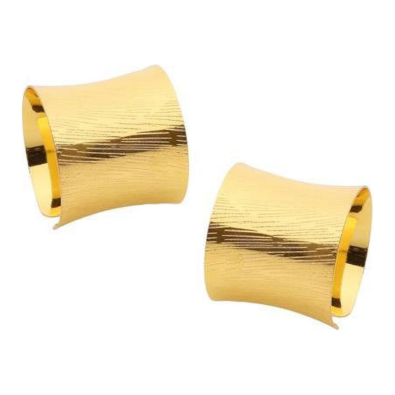Picture of Classic Touch NR759G 2 x 2 in. Gold Napkin Rings, Set of 6