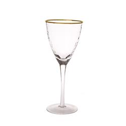 Picture of Classic Touch WAG854 Water Glasses with Gold Reflection, Set of 6