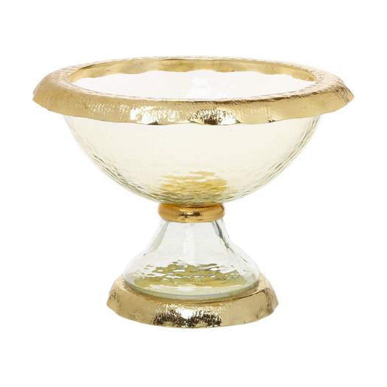 Picture of Classic Touch MGB034 Footed Bowl with Gold Border - 9 x 6.25 in.