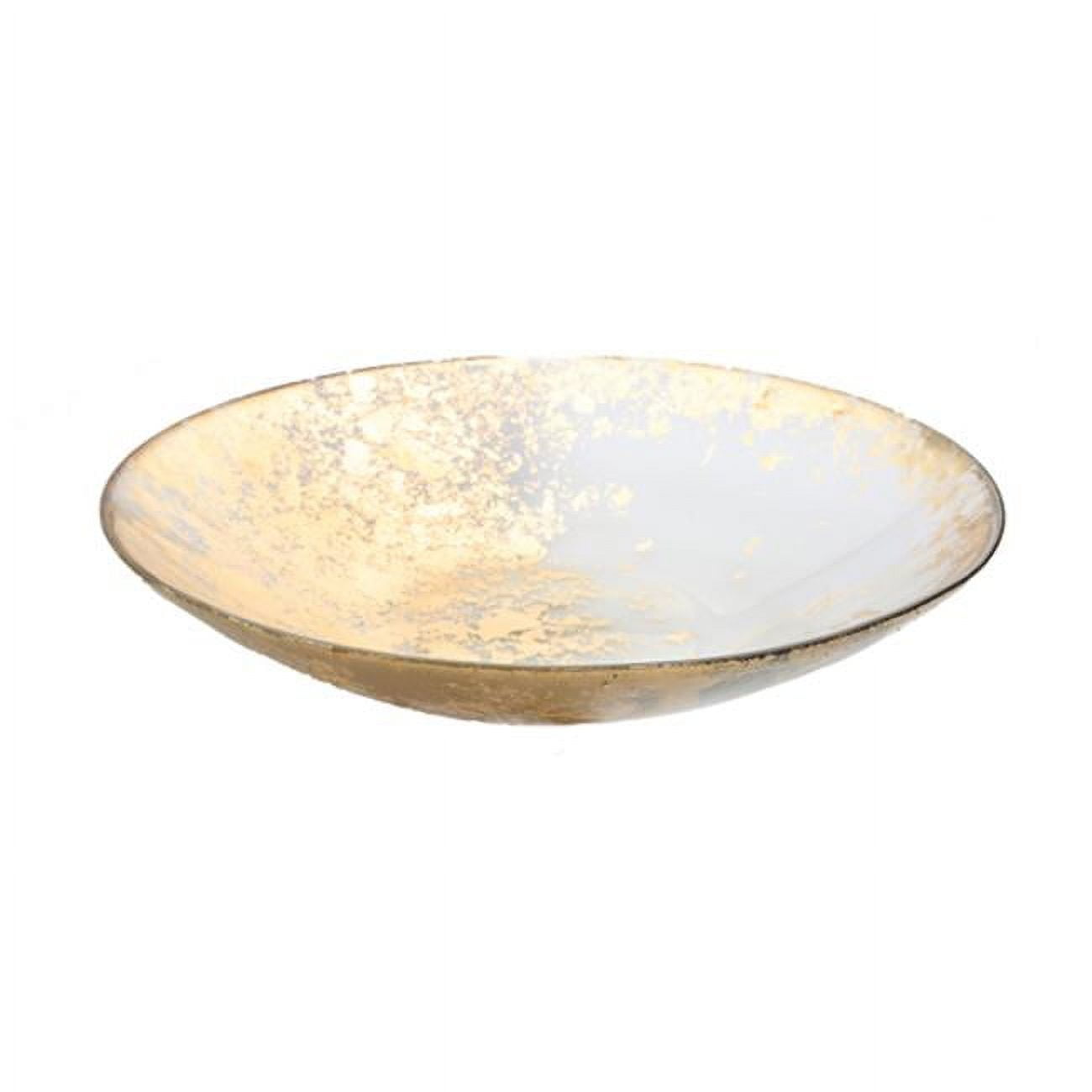 Picture of Classic Touch CB1067 Smoked Glass Bowl with Scattered Gold Design