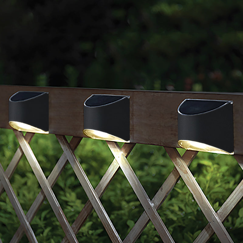 Stainless Steel Deck & Wall Light, Black