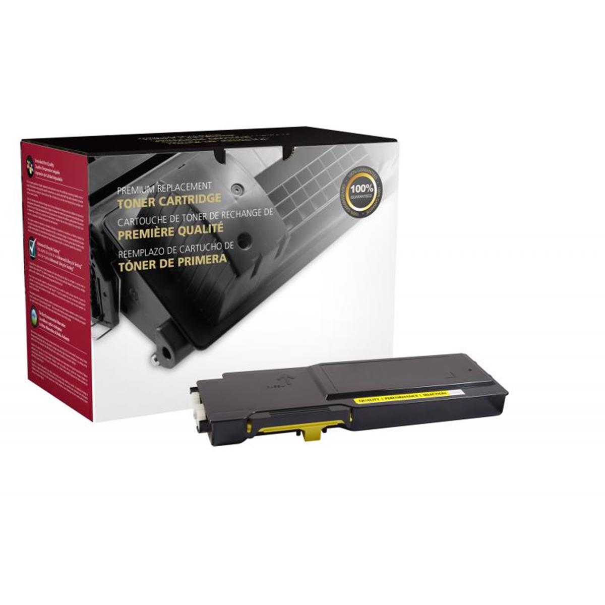 Picture of Dell 200813 High Yield Yellow Toner Cartridge for Dell C2660