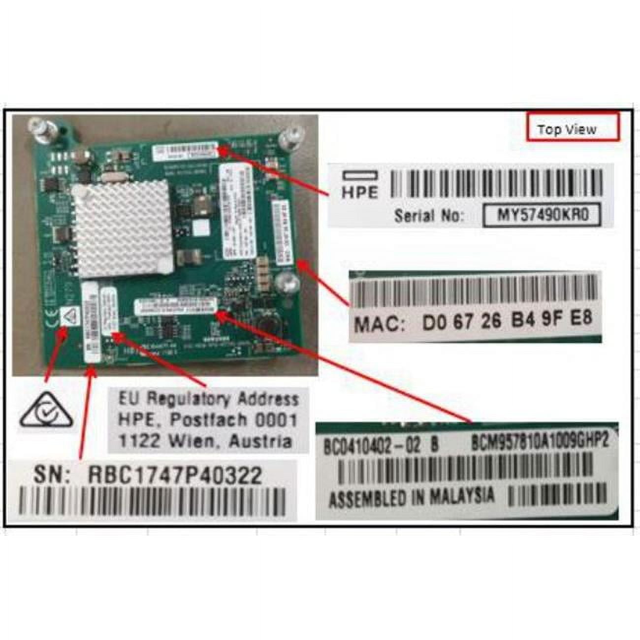 Picture of HPE 701530-001-OEM OEM FlexFabric 10Gb 2-Port 534M Adapter