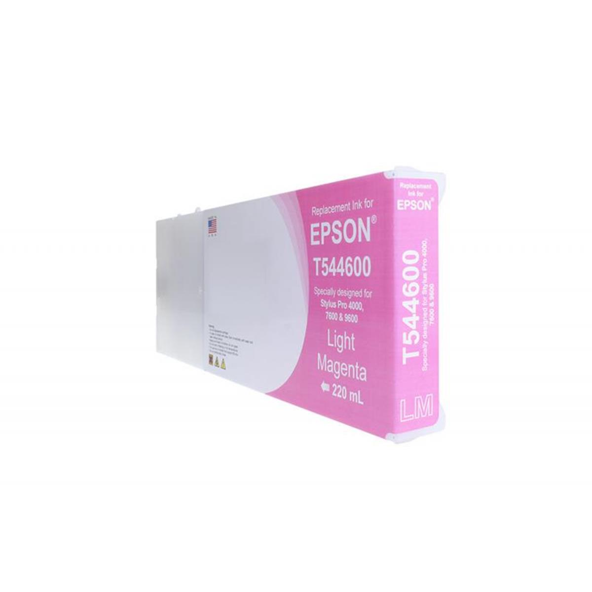 WE544LM Non-OEM New High Capacity Light Magenta Wide Format Ink Cartridge for Epson T544600 -  WF