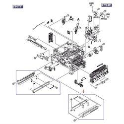RM1-1012-OEM M4345 Right Side Tray 2-Support Rail Assembly