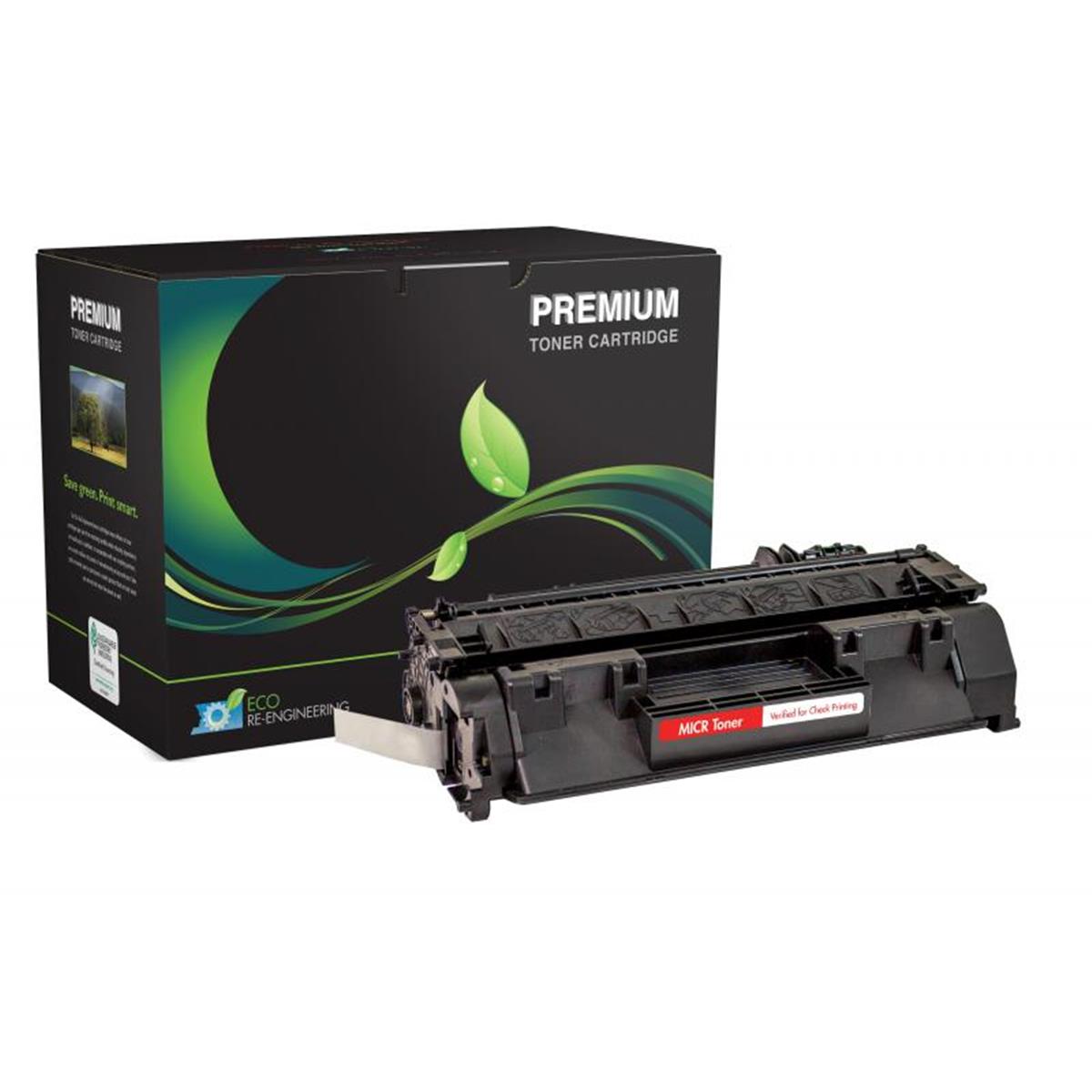 Picture of MSE MSE02210515 Black MICR Toner Cartridge for HP CE505A, TROY 02-81500-001