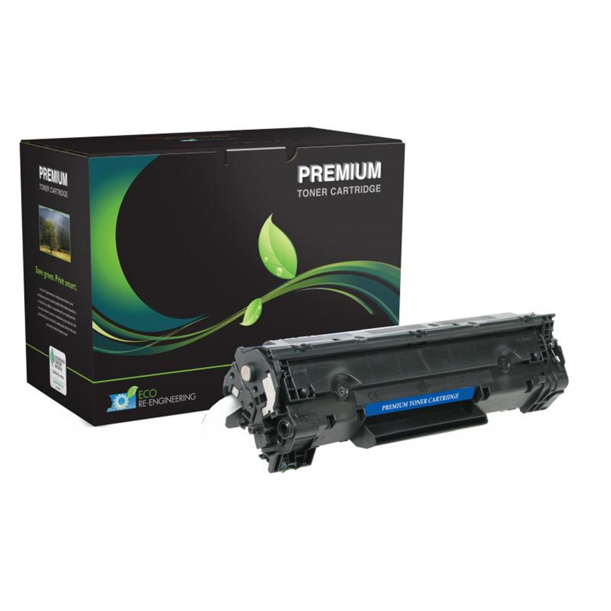 Picture of MSE MSE02218314 Black Toner Cartridge for HP CF283A