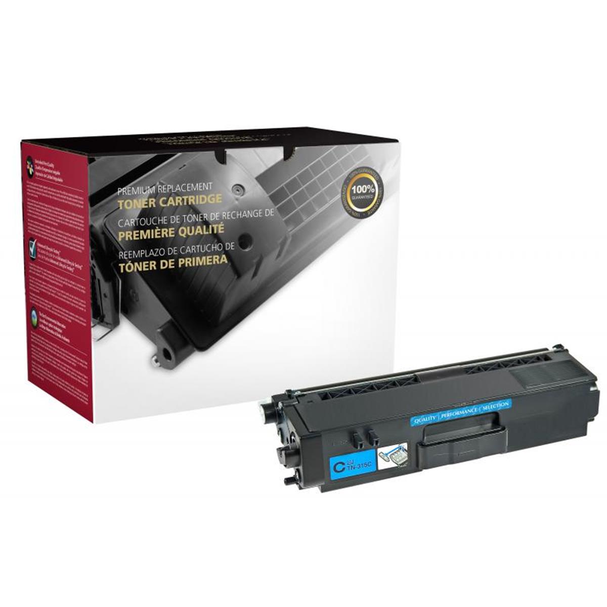 Picture of Brother 200445 High Yield Cyan Toner Cartridge for TN315