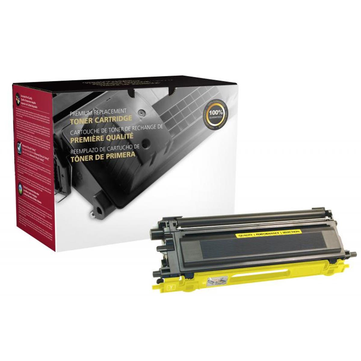 Picture of Brother 200468 High Yield Yellow Toner Cartridge for TN115