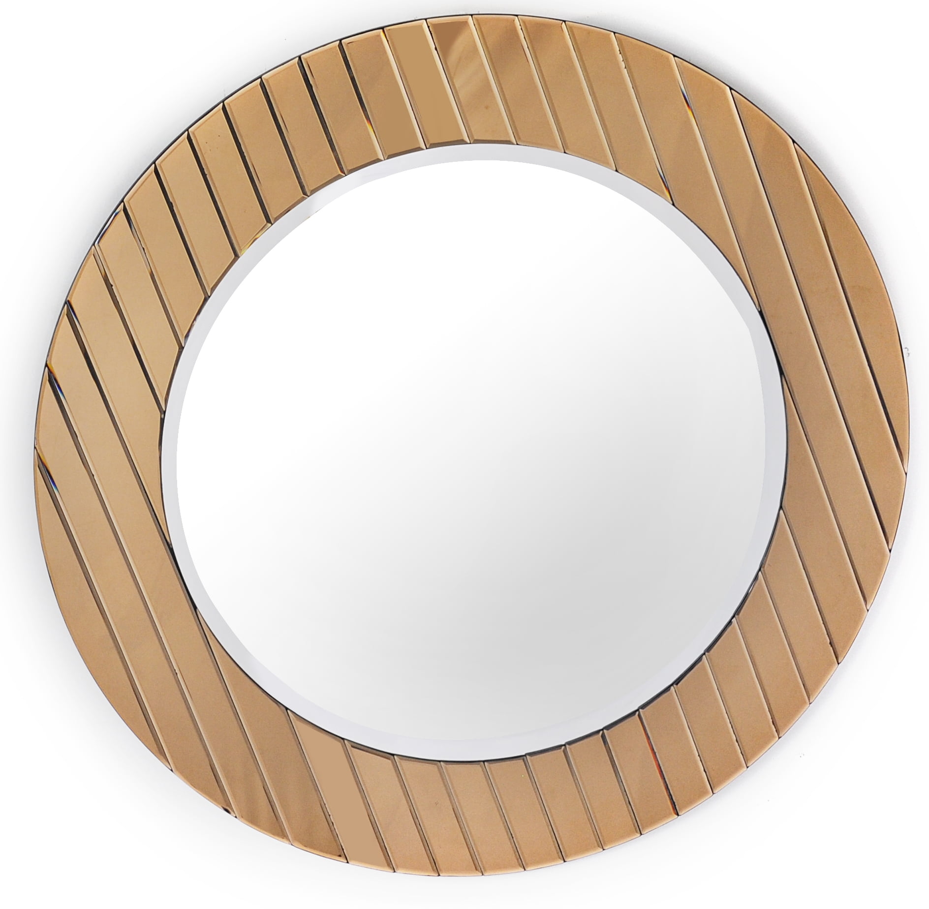 Picture of Camden Isle 86337 35.4 x 35.4 in. Yukon Gold Beveled Accent Mirror