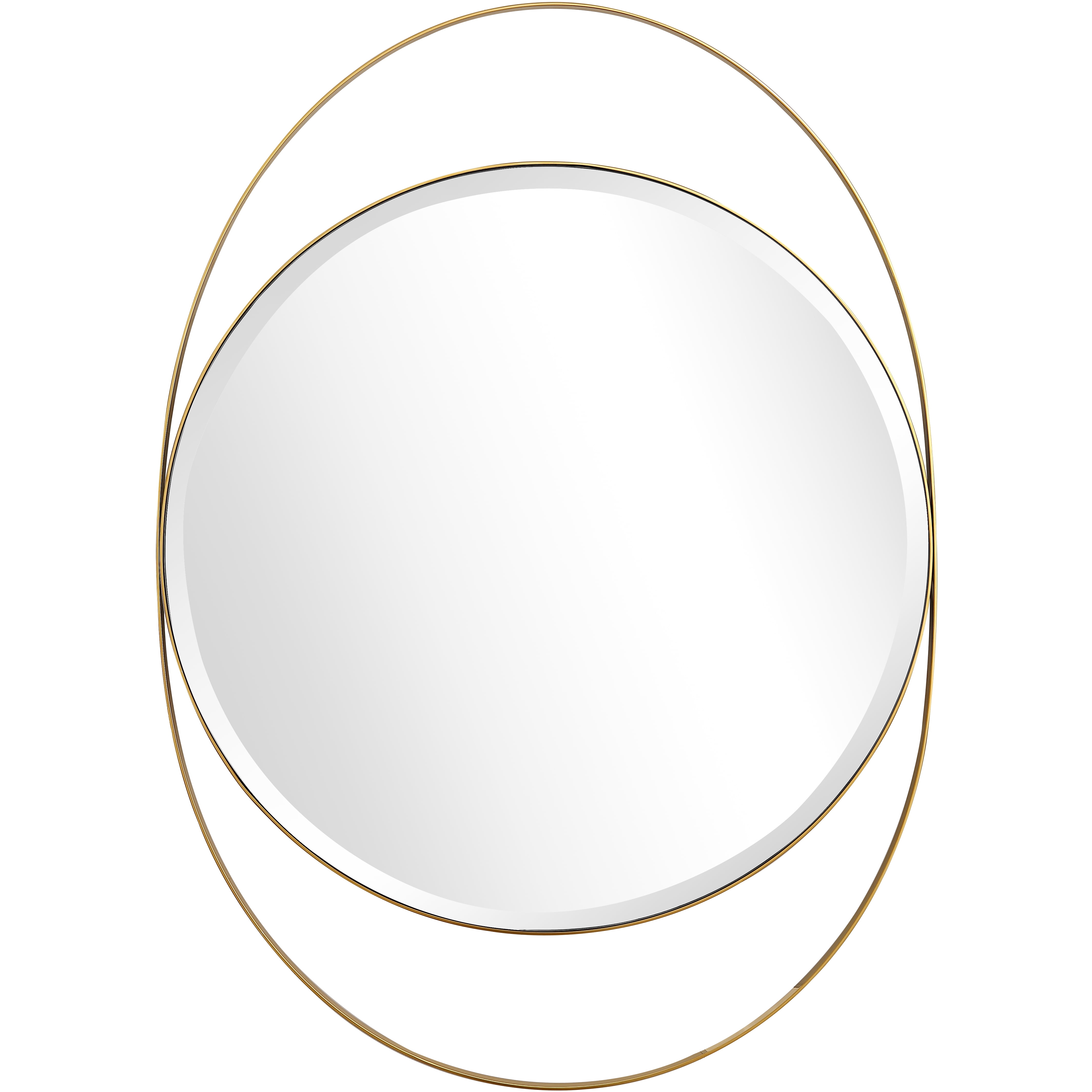 Picture of Camden Isle 86411 27.5 x 39 in. Sonya Oval Wall Mirror&#44; Gold