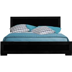 112133 79.19 in. Oxford King Size Platform Bed, Black