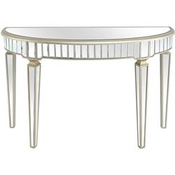 Picture of Camden Isle 86527 16.5 x 47.5 x 30.5 in. Marilyn Semi-Circle Console Table&#44; Champagne