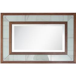Picture of Camden Isle 86619 31.5 x 47.2 in. Riley Rectangular Wall Mirror&#44; Brown