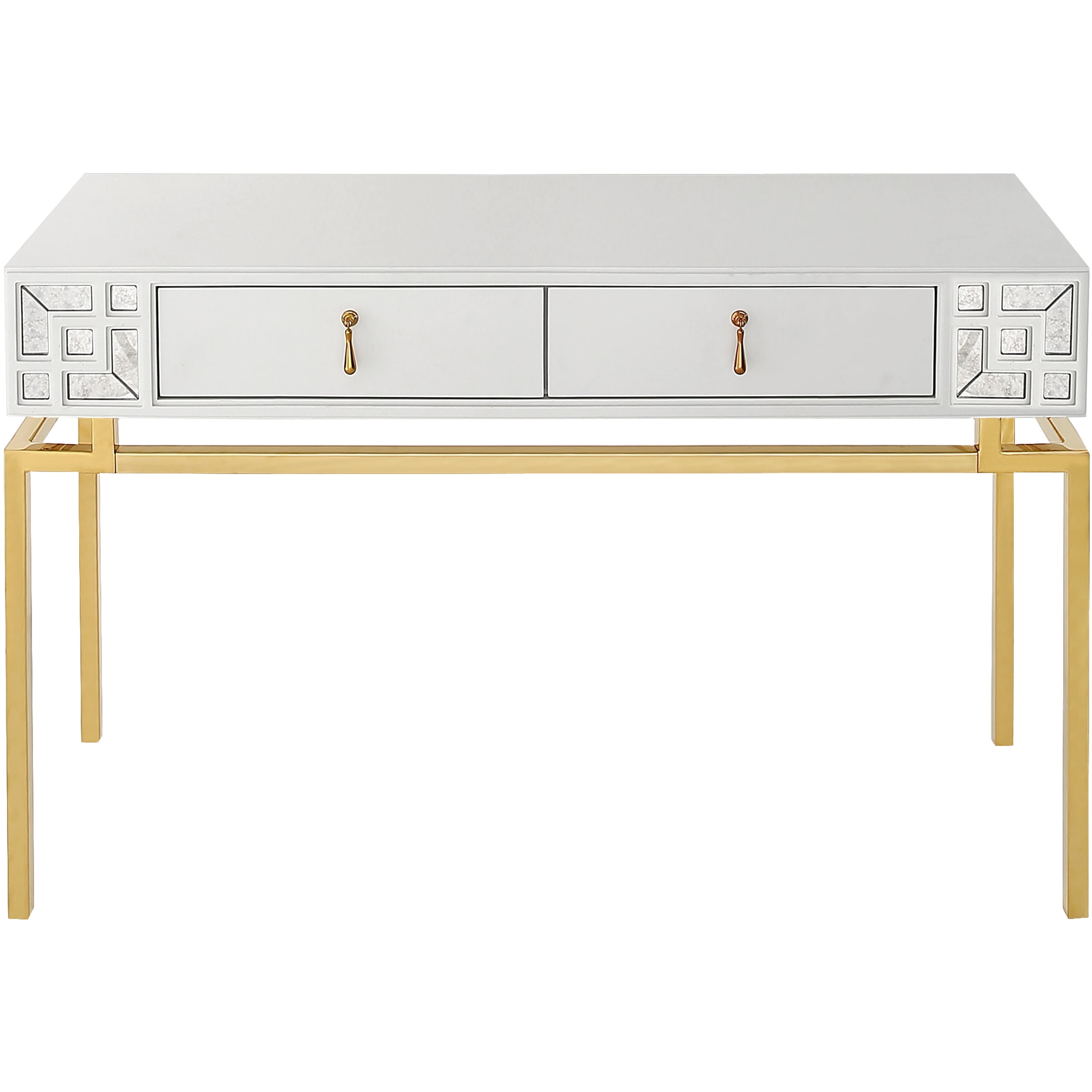 Picture of Camden Isle 86626 15.7 x 47.2 x 29.5 in. Dynasty Rectangular Console Table&#44; White