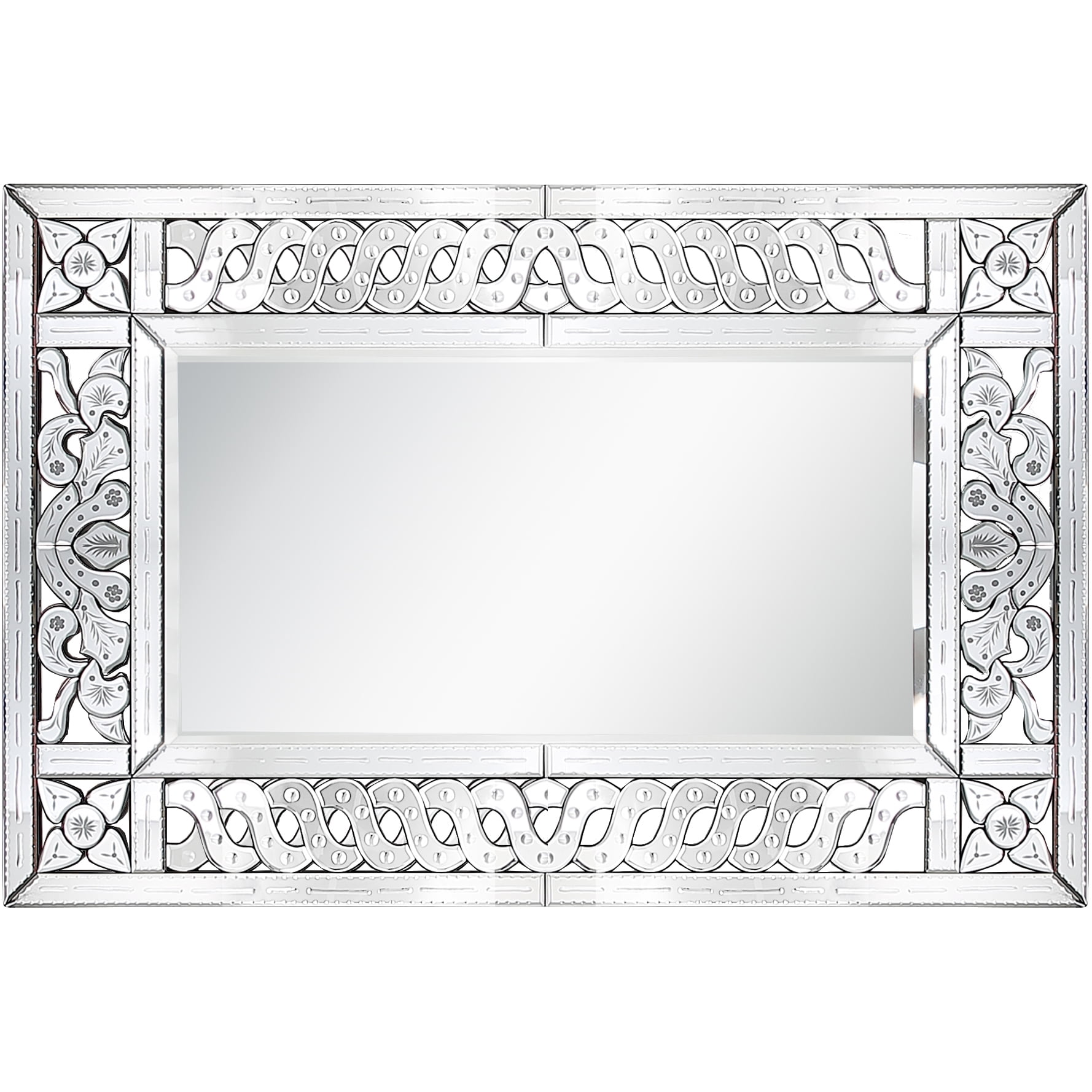 Picture of Camden Isle 86642 31.5 x 47.2 in. Atelier Rectangular Wall Mirror&#44; Clear
