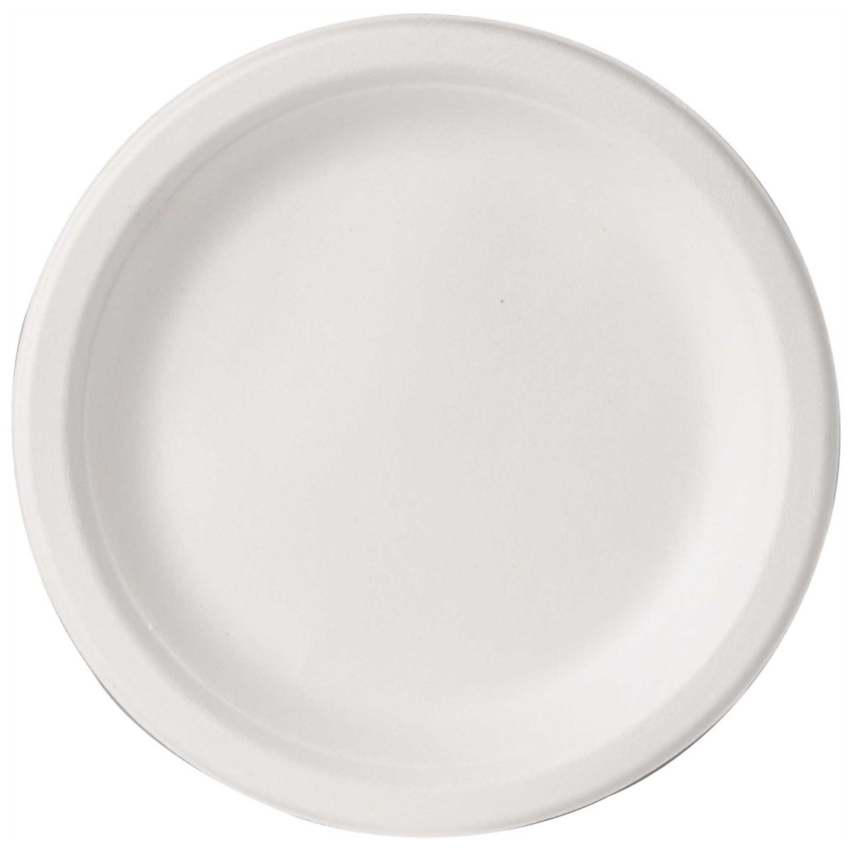 Picture of Natural Kitchen NK7PL-150 150-Pack Sugarcane Small Paper Plates 7 Inch | PFAS Free&#44; Biodegradable Eco Friendly Plates | Heavy Duty Disposable Paper Plates | Microwave Safe & Compostable Dinner Plates