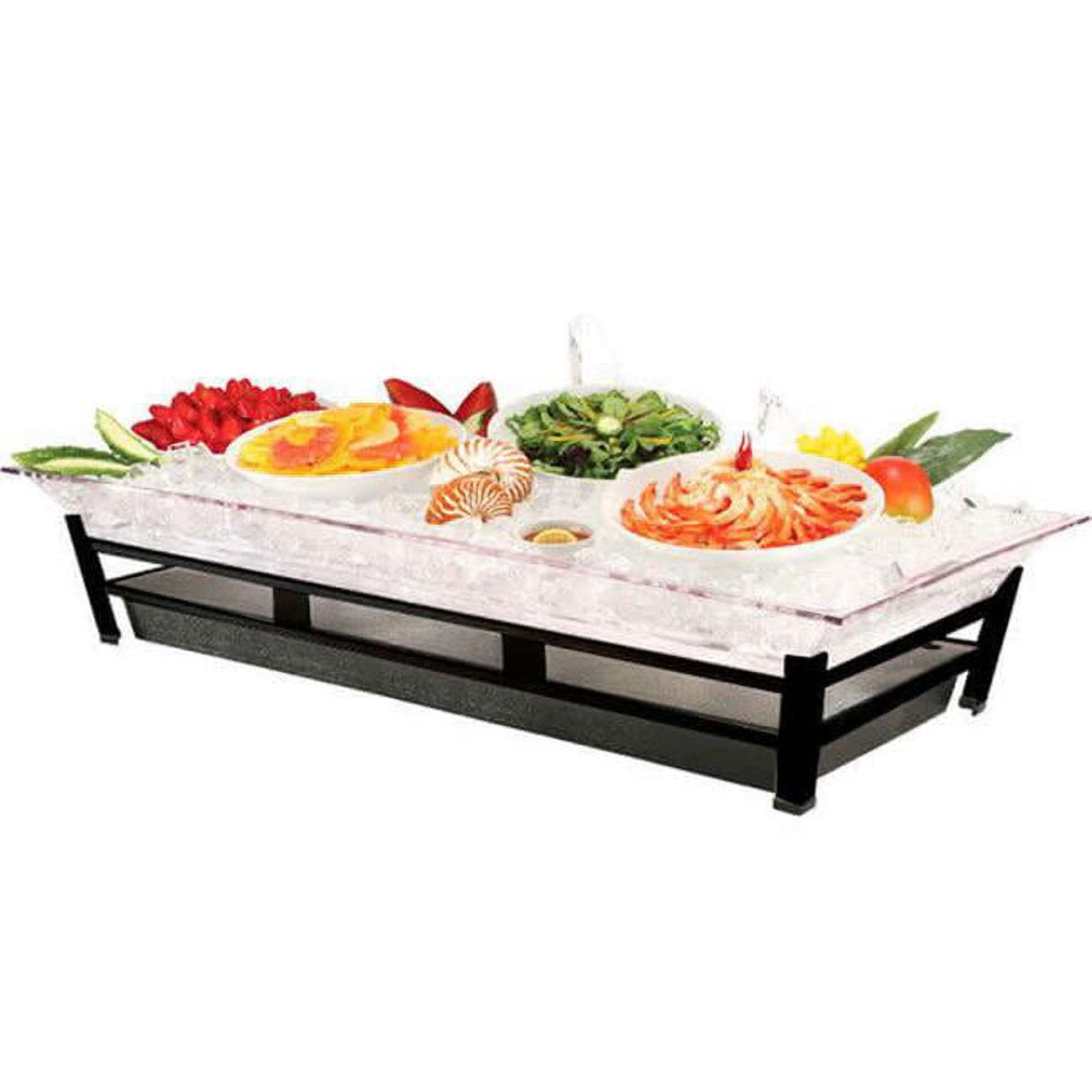 Picture of Cal Mil IP2020-13 24 x 48 in. Large Black Ultimate Ice Housing Display with LED