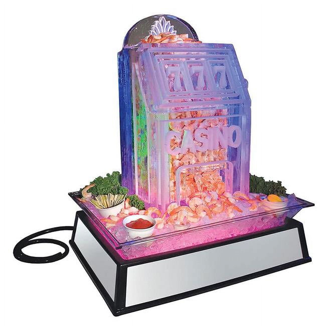 Picture of Cal Mil IP101-220 19 x 27 in. Ice Carving Pedestal with 20 LED - Silver