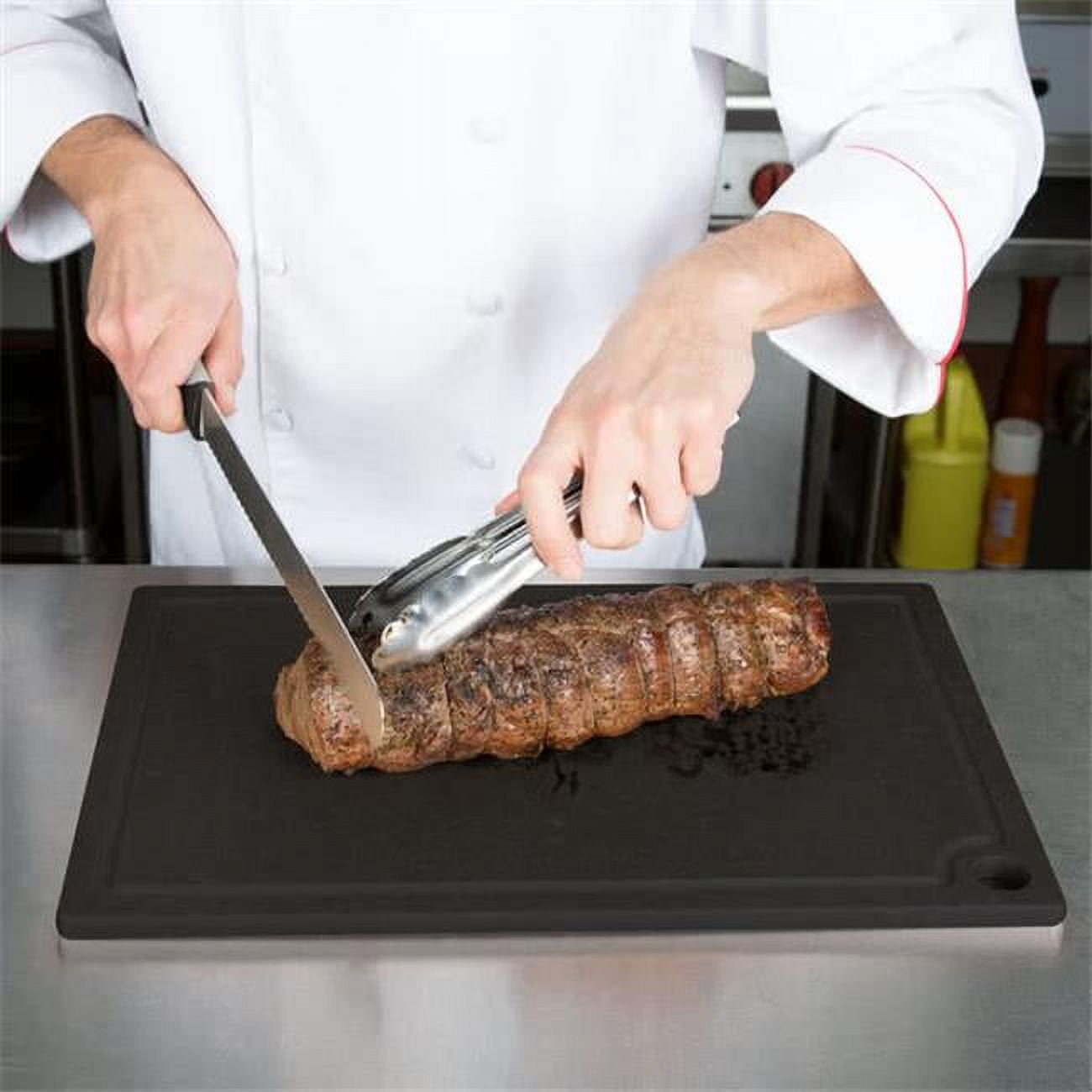 Picture of Cal Mil 3337-1218-13 12 x 18 in. Black Cutting Board