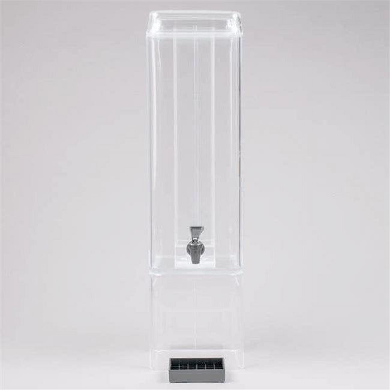 Picture of Cal Mil 1112-5AH 5 gal Acrylic Beverage Dispenser with Ice Chamber & Side Handles - Clear
