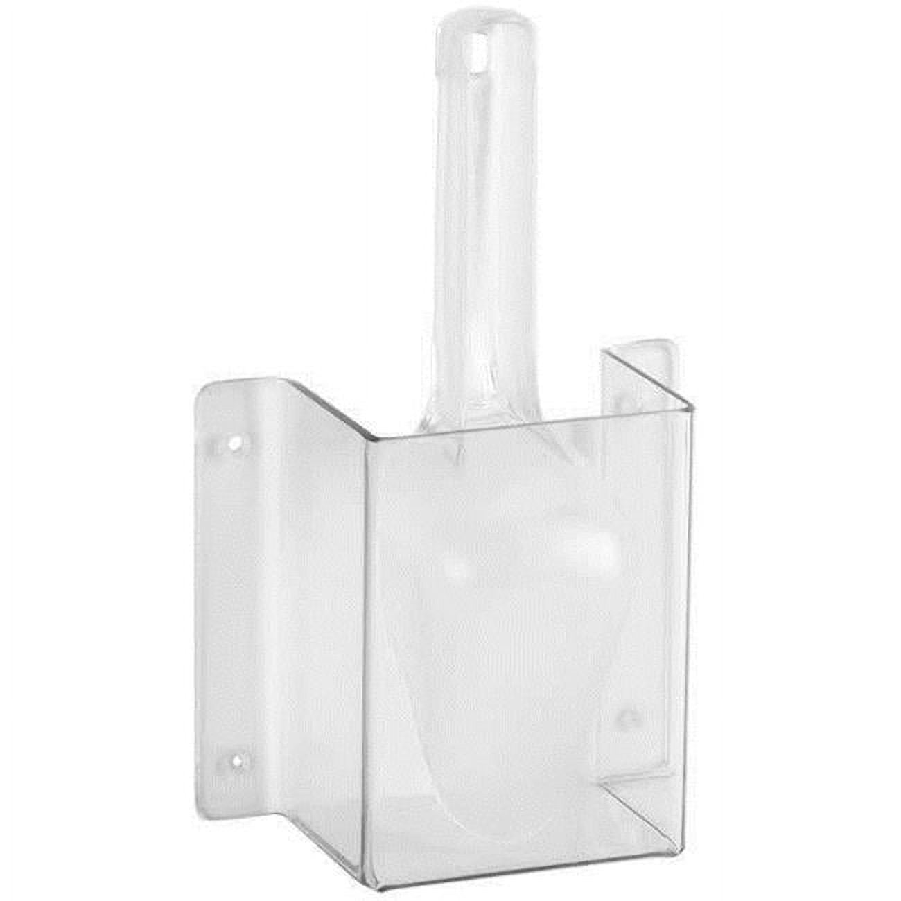 Picture of Cal Mil 623 Polycarbonate Wall Mount Scoop Guard - 6 oz - Clear