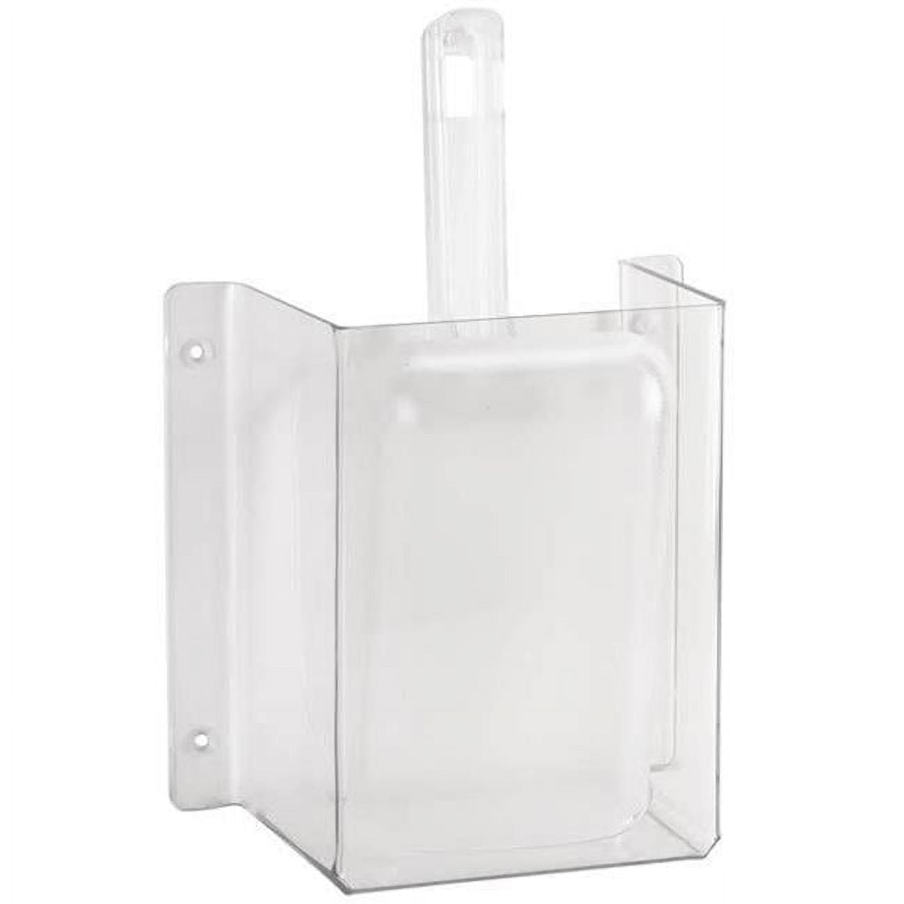 Picture of Cal Mil 624 Polycarbonate Wall Mount Scoop Guard - 32 oz - Clear