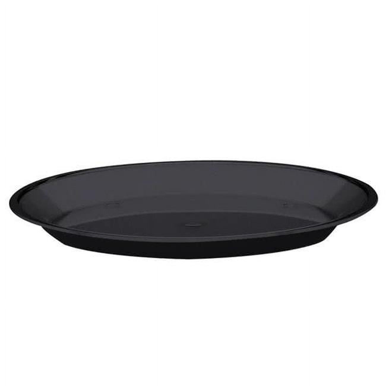 Picture of Cal Mil 315-15-13 15 in. Round Shallow Tray - Black
