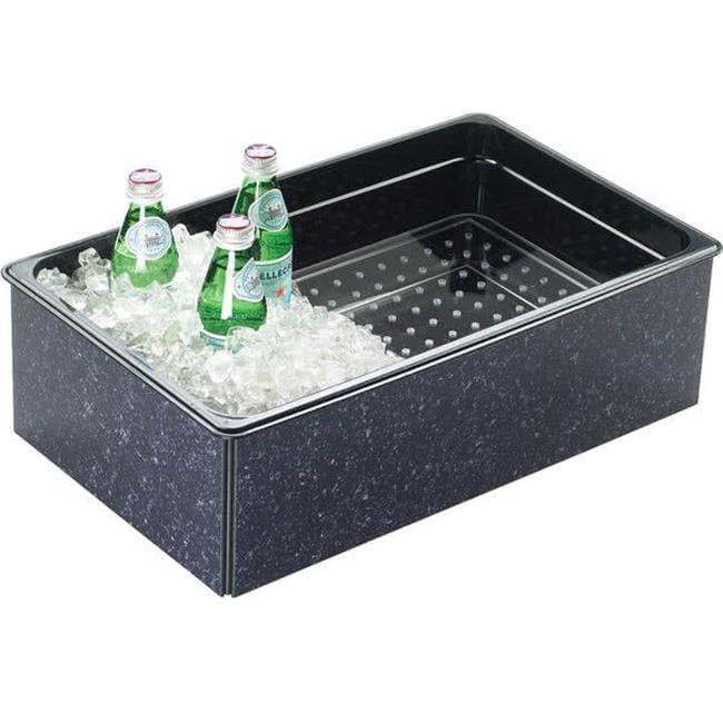 Picture of Cal Mil 368-12-17 12 x 20 x 6 in. Fully Insulated Ice Pan Housing - Black