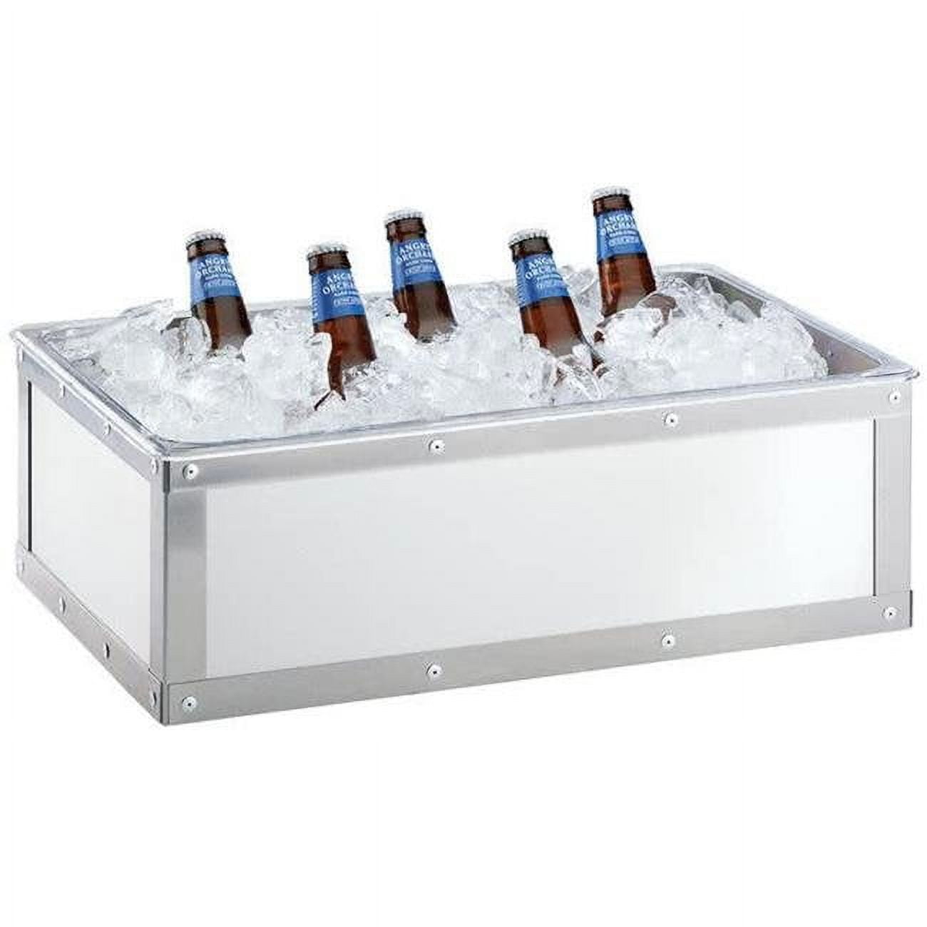 Picture of Cal Mil 3395-12-55 Urban 12 x 20 in. Ice Housing - Stainless Steel - Silver
