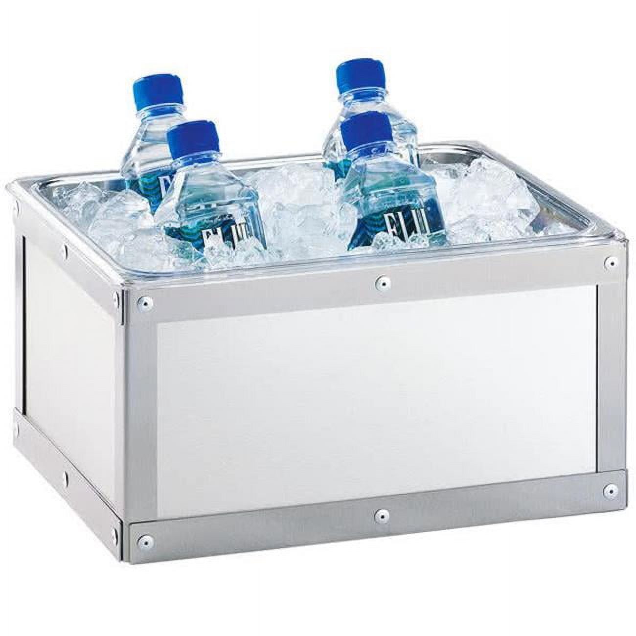 Picture of Cal Mil 3395-10-55 Urban 10 x 12 in. Ice Housing Stainless Steel - Silver